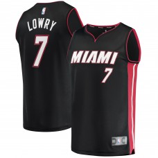 Kyle Lowry Miami Heat 2021/22 Fast Break Replica Player Jersey Black - Icon Edition