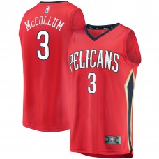 C.J. McCollum New Orleans Pelicans 2021/22 Fast Break Replica Player Jersey Red - Statement Edition