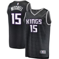 Игровая форма  Davion Mitchell Sacramento Kings 2022/23 Fast Break Replica - Black - Statement Edition
