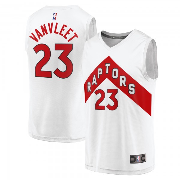 Игровая форма  Fred VanVleet Toronto Raptors Fast Break Replica - Association Edition - White