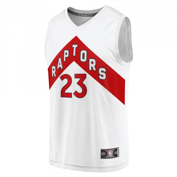 Игровая форма  Fred VanVleet Toronto Raptors Fast Break Replica - Association Edition - White