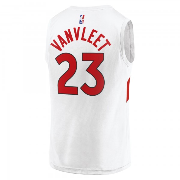 Игровая форма  Fred VanVleet Toronto Raptors Fast Break Replica - Association Edition - White