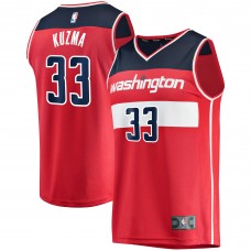 Kyle Kuzma Washington Wizards 2021/22 Fast Break Replica Player Jersey Red - Icon Edition