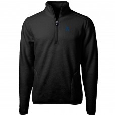 Толстовка на короткой молнии Los Angeles Dodgers Cutter & Buck Cascade Eco Sherpa Fleece - Black