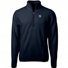 Толстовка на короткой молнии New York Yankees Cutter & Buck Cascade Eco Sherpa Fleece - Navy