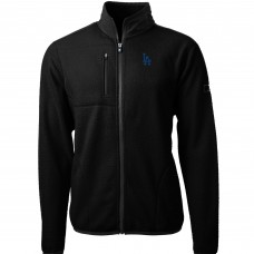 Кофта на молнии Los Angeles Dodgers Cutter & Buck Cascade Eco Sherpa Fleece - Black