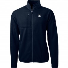 Кофта на молнии New York Yankees Cutter & Buck Cascade Eco Sherpa Fleece - Navy