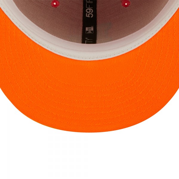 Бейсболка Los Angeles Dodgers New Era 1978 World Series  Lava Highlighter Combo 59FIFTY - Red/Neon Green