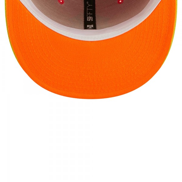 Бейсболка New York Yankees New Era   Lava Highlighter Combo 59FIFTY - Red/Neon Green