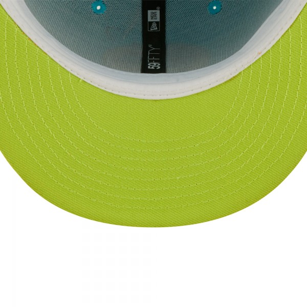Бейсболка Los Angeles Dodgers New Era Vice Highlighter 59FIFTY - Blue/Orange