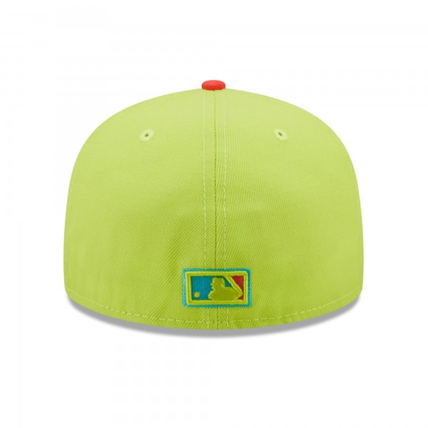 Бейсболка New York Yankees New Era Cyber Highlighter 59FIFTY - Green/Red