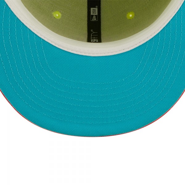 Бейсболка New York Yankees New Era Cyber Highlighter 59FIFTY - Green/Red