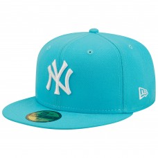 Бейсболка New York Yankees New Era Vice Highlighter Logo 59FIFTY - Blue