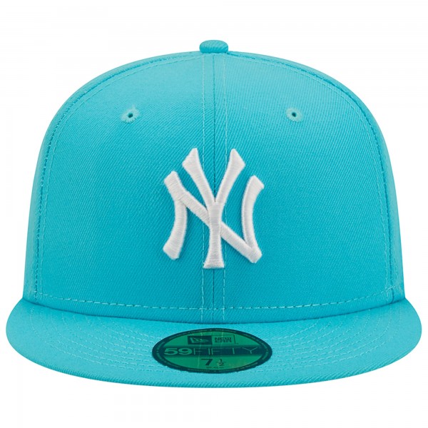 Бейсболка New York Yankees New Era Vice Highlighter Logo 59FIFTY - Blue