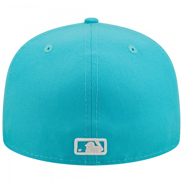 Бейсболка New York Yankees New Era Vice Highlighter Logo 59FIFTY - Blue