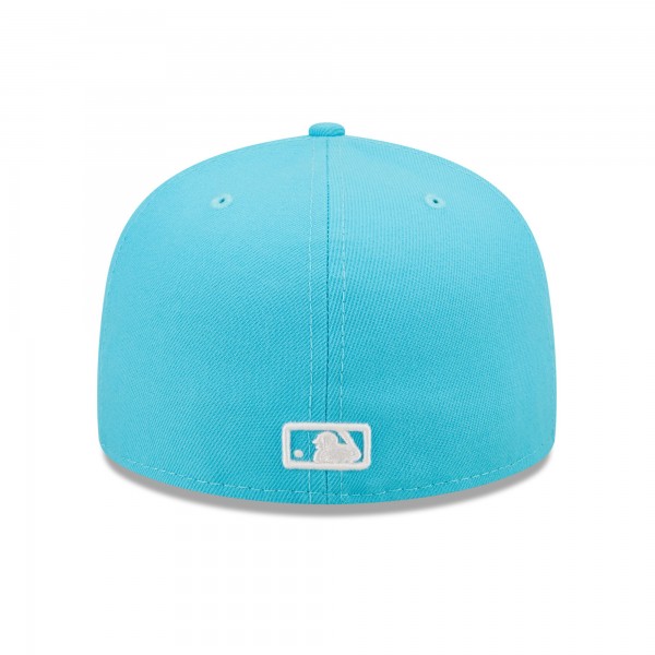 Бейсболка Los Angeles Dodgers New Era Vice Highlighter Logo 59FIFTY - Blue