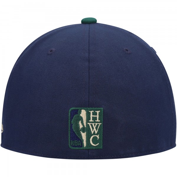 Бейсболка Utah Jazz Mitchell & Ness 40th Anniversary Hardwood Classics Grassland - Navy/Green