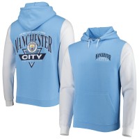 Толстовка Manchester City Retro Raglan - Sky Blue