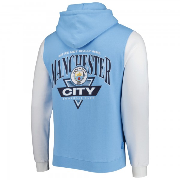 Толстовка Manchester City Retro Raglan - Sky Blue