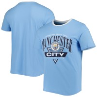 Футболка Manchester City Retro Ringer - Sky Blue