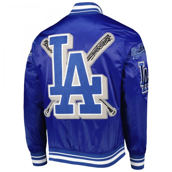 Куртка на кнопках Los Angeles Dodgers Pro Standard Mash Up Satin - Royal