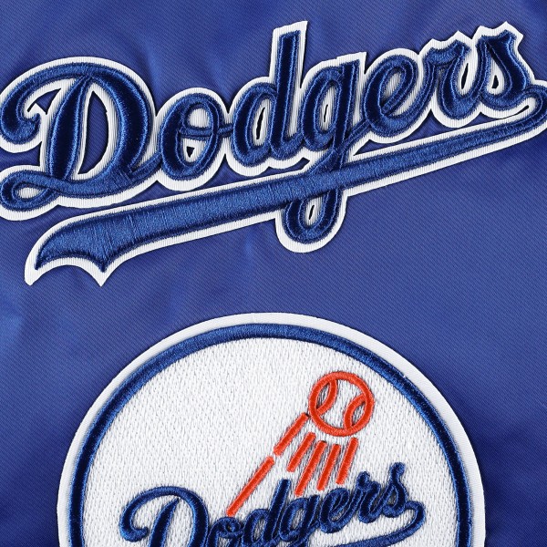 Куртка на кнопках Los Angeles Dodgers Pro Standard Mash Up Satin - Royal
