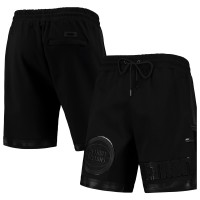 Шорты Detroit Pistons Pro Standard Triple Black Gloss