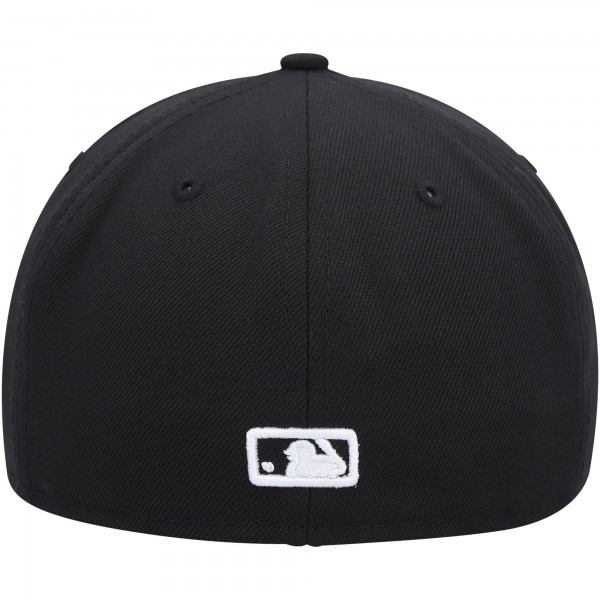 Бейсболка Los Angeles Dodgers New Era  Black on Black Dub 59FIFTY