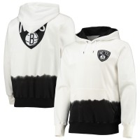 Толстовка Brooklyn Nets FISLL Double Dribble Dip-Dye - Oatmeal