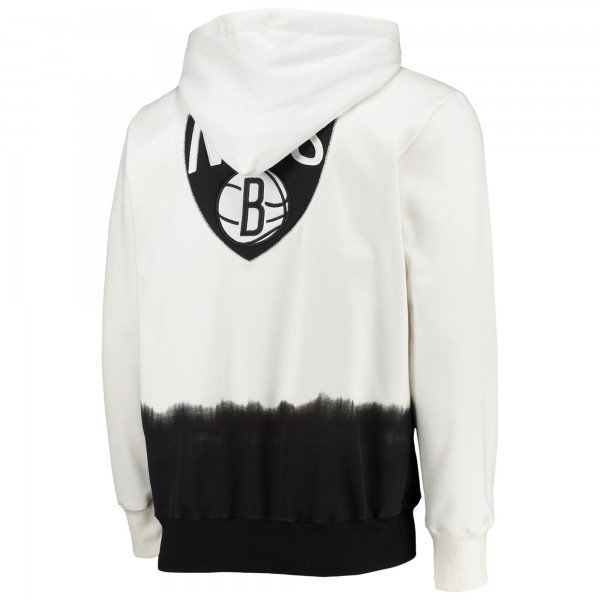 Толстовка Brooklyn Nets FISLL Double Dribble Dip-Dye - Oatmeal