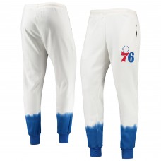 Philadelphia 76ers Double Dribble Tie-Dye Fleece Jogger Pants - Oatmeal