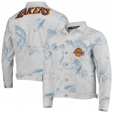 Джинсовая куртка Los Angeles Lakers FISLL Ice Cloud - White