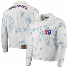 Джинсовая куртка Philadelphia 76ers Ice Cloud - White