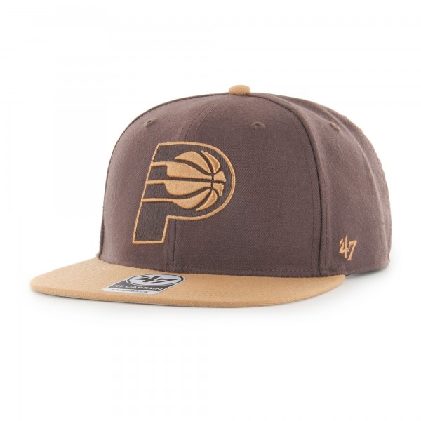 Бейсболка Indiana Pacers '47 No Shot Two-Tone Captain - Brown