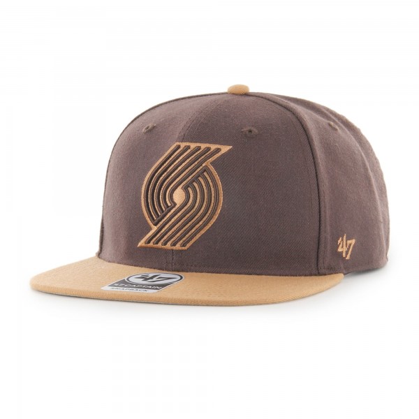 Бейсболка Portland Trail Blazers 47 No Shot Two-Tone Captain - Brown