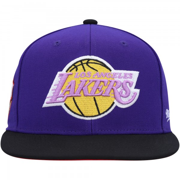 Бейсболка Los Angeles Lakers Mitchell & Ness Hardwood Classics Coast to Coast - Purple