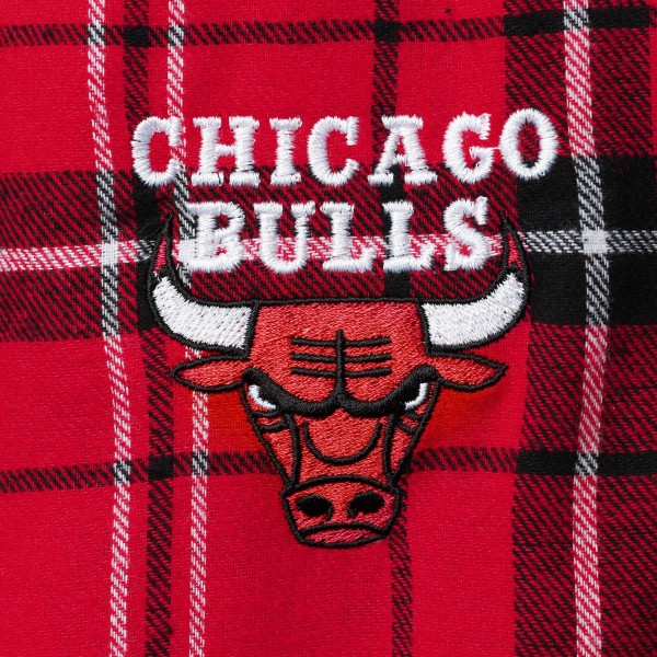 Штаны Chicago Bulls Concepts Sport Red/Black Ultimate Plaid Flannel Pajama