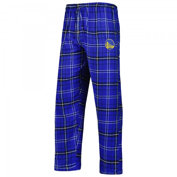 Пижамные штаны Golden State Warriors Concepts Sport Ultimate Plaid Flannel - Royal/Black