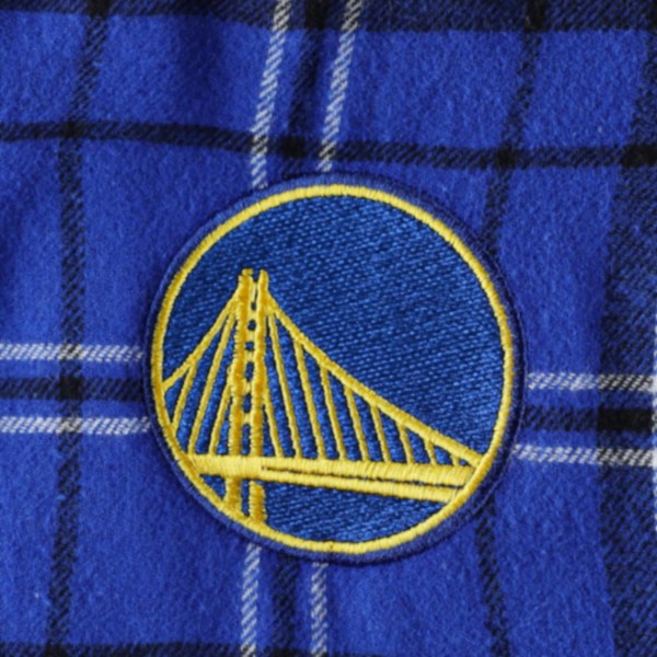 Пижамные штаны Golden State Warriors Concepts Sport Ultimate Plaid Flannel - Royal/Black