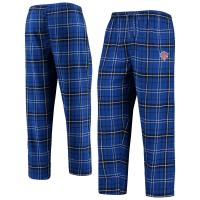 New York Knicks Concepts Sport Blue/Black Ultimate Plaid Flannel Pants