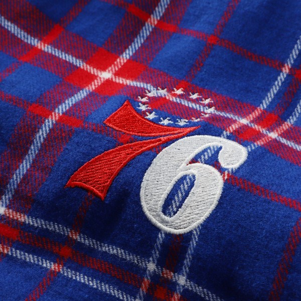 Philadelphia 76ers Concepts Sport Royal/Red Ultimate Plaid Flannel Pants
