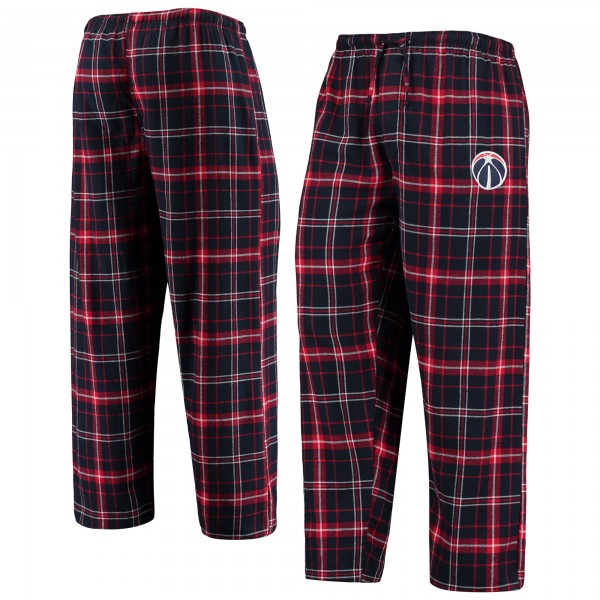 Пижамные штаны Washington Wizards Concepts Sport Ultimate Plaid Flannel - Navy/Red