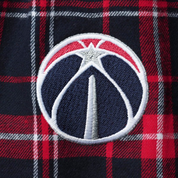Пижамные штаны Washington Wizards Concepts Sport Ultimate Plaid Flannel - Navy/Red