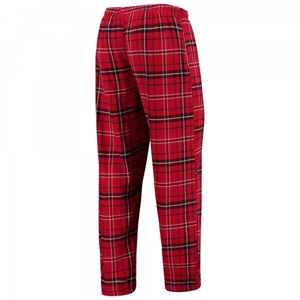 Пижамные штаны Miami Heat Concepts Sport Ultimate Plaid Flannel - Red/Black