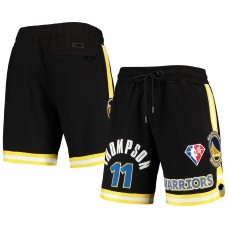 Klay Thompson Golden State Warriors Pro Standard 75th Anniversary Team Shorts - Black