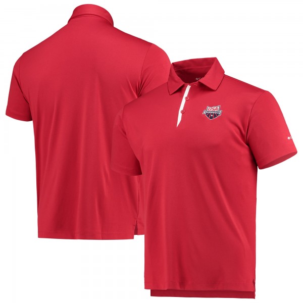 Поло USA Swimming Columbia Swim Sand Save - Red
