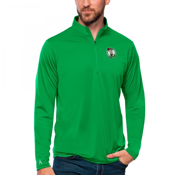 Кофта на короткой молнии Boston Celtics Antigua Tribute - Kelly Green