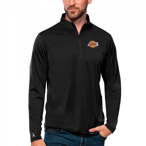 Кофта на короткой молнии Los Angeles Lakers Antigua Tribute - Black
