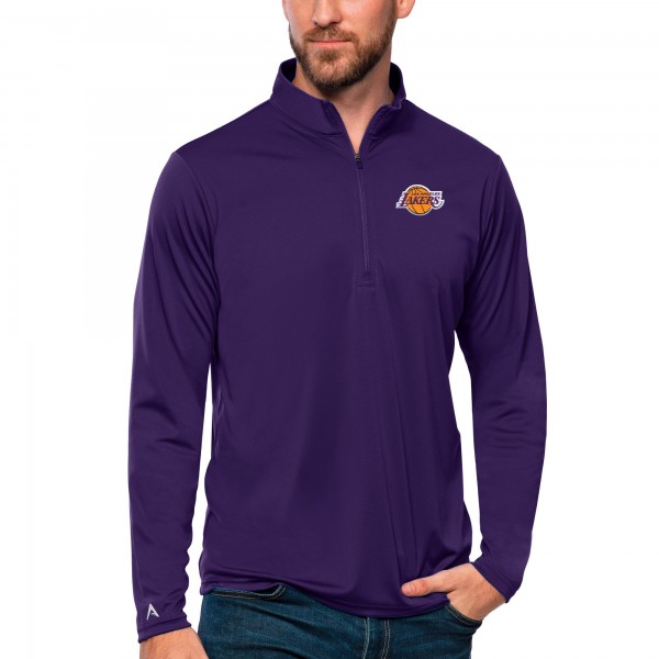 Кофта на короткой молнии Los Angeles Lakers Antigua Tribute - Purple