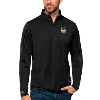 Кофта на короткой молнии Milwaukee Bucks Antigua Tribute - Black
